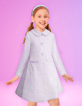 Abrigo Juvenil Lila para Niñas - Elegancia y Comodidad para el Invierno | Gerat